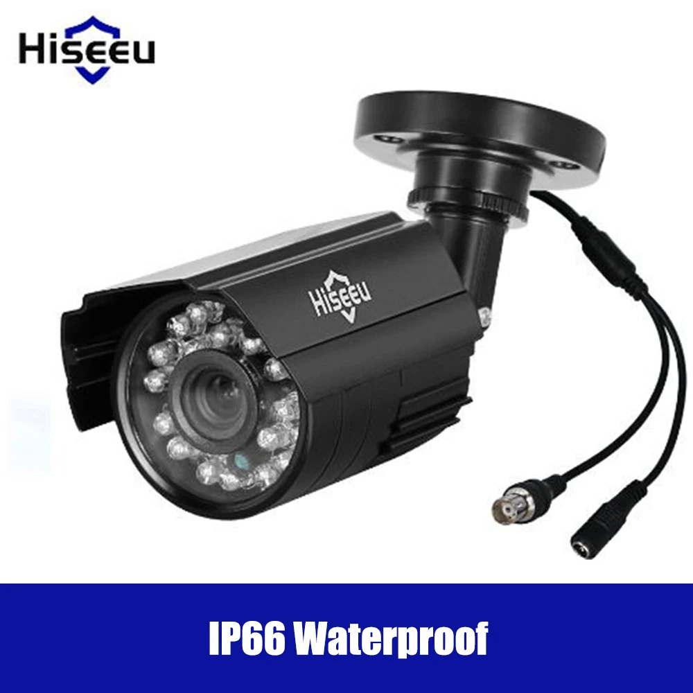 Hiseeu 720 P/960 P PAL AHD ip-камера с дистанционным просмотром, обнаружение движения, система видеонаблюдения, cctv DVR, система безопасности, IP66, водонепроницаемая