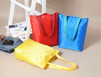 

Custom Reusable Nylon Bags Durable Grocery Totes Shopping Bags