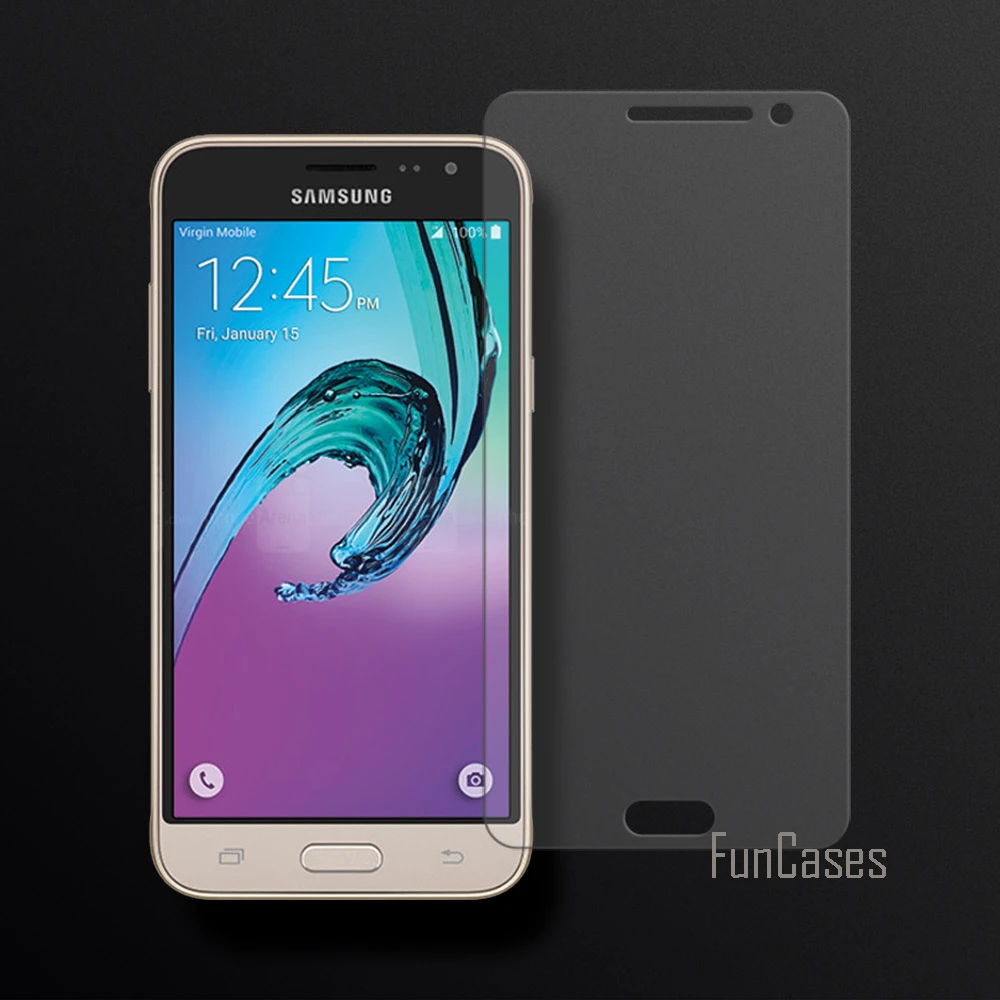 Закаленное Стекло для Samsung Galaxy J3 2016 J320 J320F Экран Защитная пленка 2.5D изогнутый край