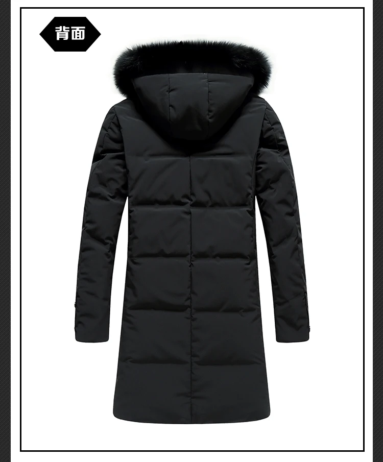 KOLMAKOV новые модные мужские пальто с капюшоном, сохраняющие тепло, уплотненные пуховики из 90% белого утиного пуха, мужские зимние куртки