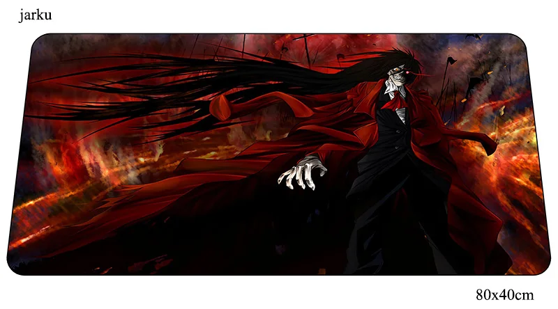 Hellsing коврик для мыши 800x400x2 мм игровой коврик для мыши Аниме locrkand office notbook Настольный коврик Лидер продаж padmouse игры pc gamer коврики