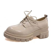 Г. Японский Весенний британский стиль, женская повседневная обувь, модная весенне-Осенняя обувь на толстой подошве