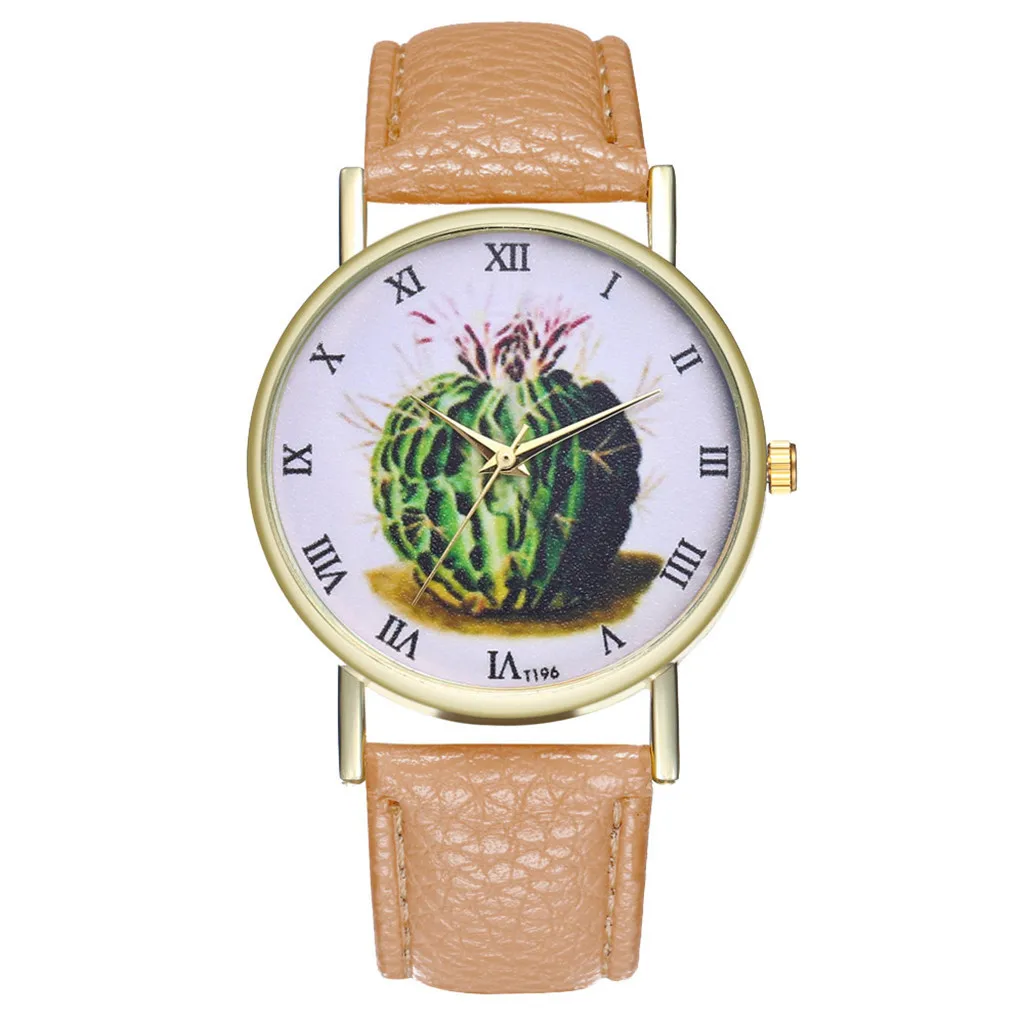 часы кактус