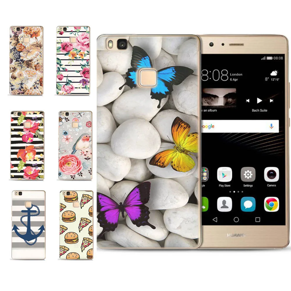 MLCRIYG мягкий чехол для телефона Huawei P9 Lite/P8 Lite/P10Lite красочный из ТПУ с цветочным