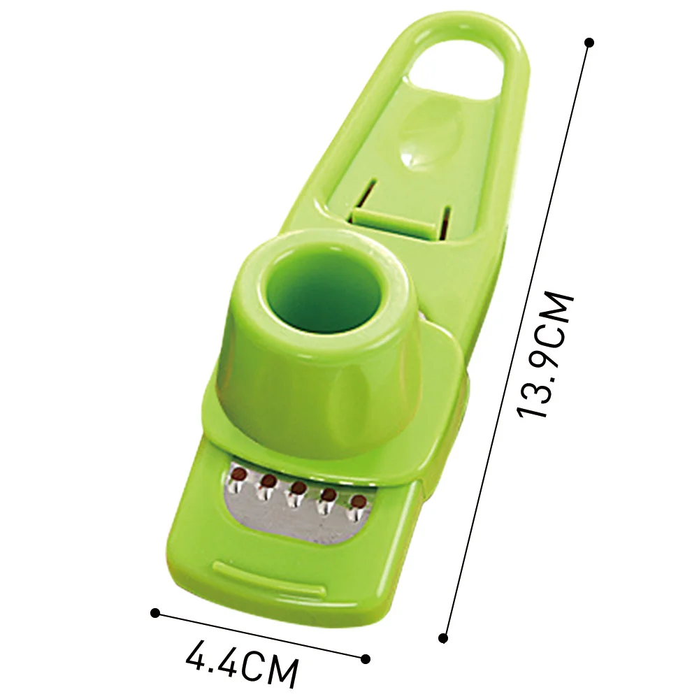 1 шт. Многофункциональный пресс для чеснока из пластика и нержавеющей стали, терка для измельчения имбиря, режущий инструмент, измельчитель чеснока, Овощечистка, пресс