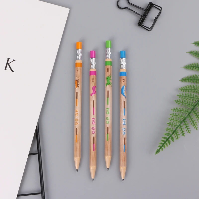 

2.0mm Plastic Automatic Mechanical Pencil With Sharpener Writing Stationery Gift
