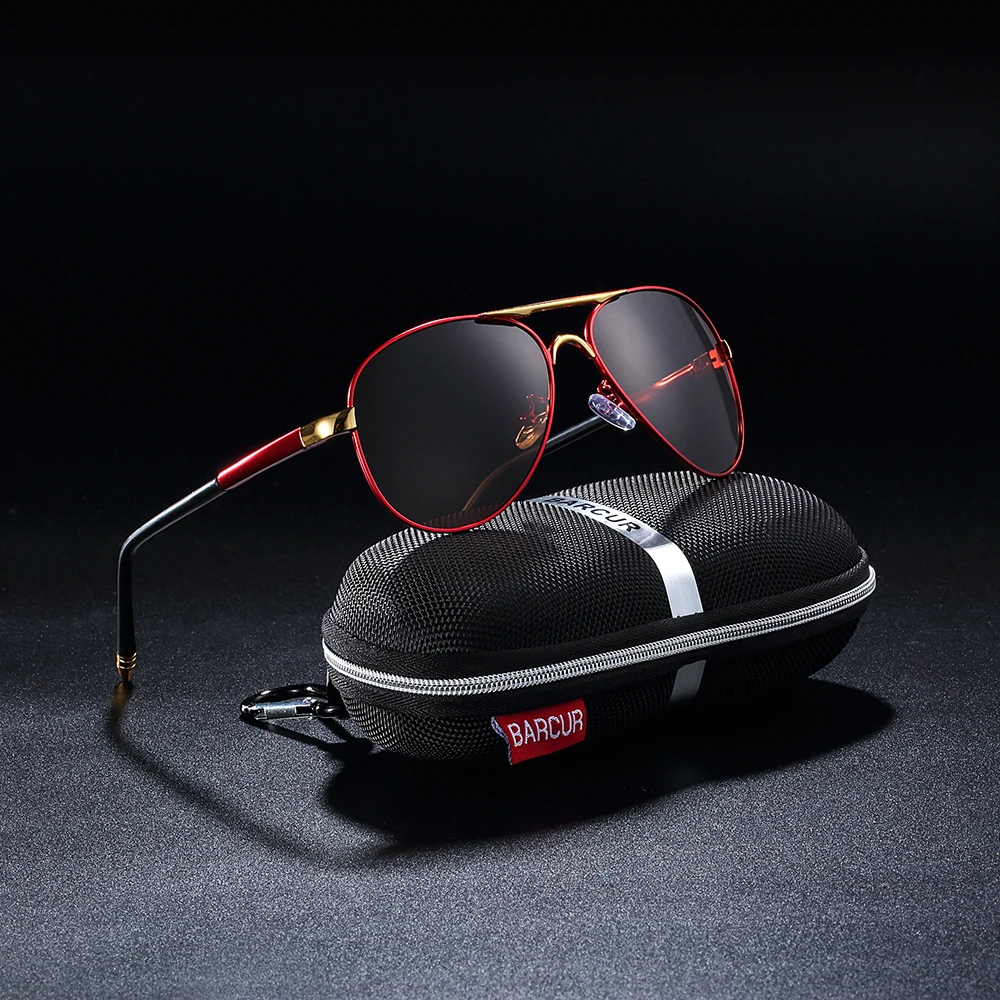 BARCUR Men's Driving Sunglasses UV400 Protection BC8728