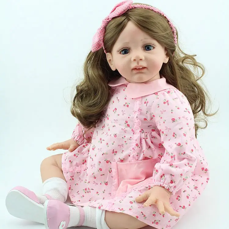 24 inch Reborn Baby Doll Lifelike Girls Vinyl Baby Toys ...
