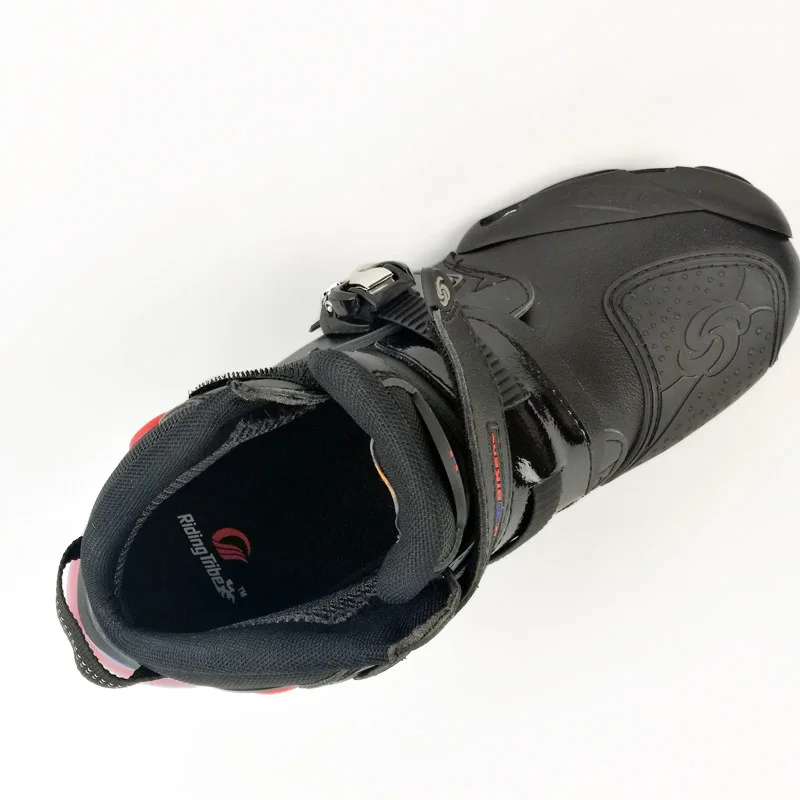 Riding Tribe boot motorcycle racing boots men motocross riding shoes size 40-47 black color , A9003