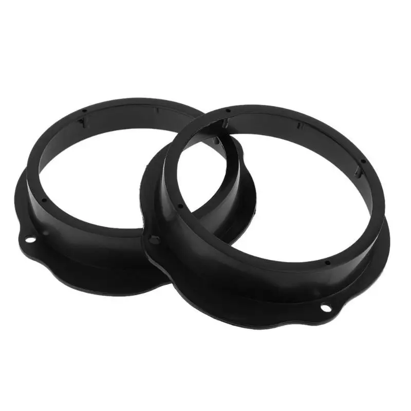 2pcs 6.5in Car Front Door Speaker Spacer Ring Adapter Plates for Car Styling Mounting Bracket Spacer Ring