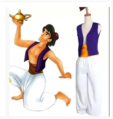 

[Adult Stock][Kid Customize] Anime Aladin Prince Uniform Full set Cosplay costume Hot sale Free shipping