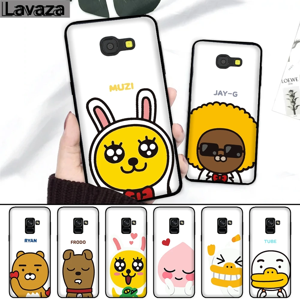 

Lavaza 37FF Friends POP Korea Cartoon Anime Silicone Case for Samsung A3 A5 2016 2017 A6 Plus A7 A8 A9 J6 2018