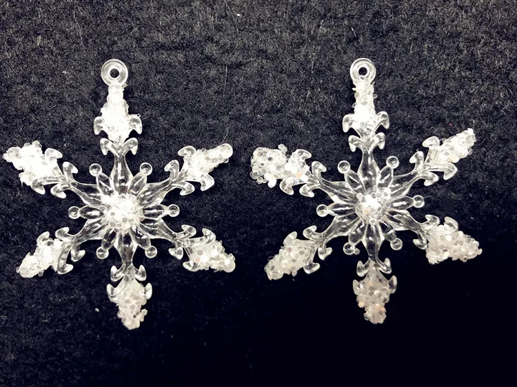 

Christmas Ornament Christmas Tree Pendant Window Scene Wedding Arrangement Frozen Effect Acrylic Corn Snowflake