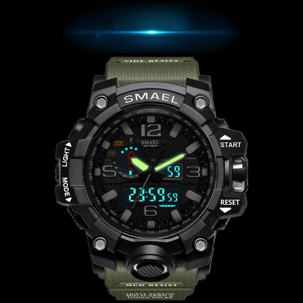 Модные брендовые мужские часы G стиль светодиодный спортивные военные часы для плавания S-Shock Мужские Аналоговые кварцевые цифровые часы relogio masculino
