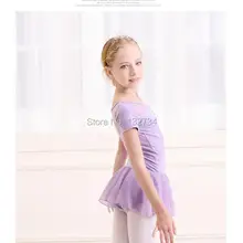 Детская одежда Детский Костюм Производительность одежда из хлопка для девочек балетки для латинских танцев платье-пачка