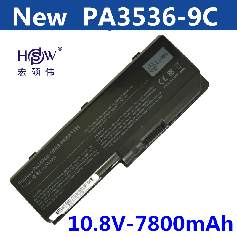 

Laptop Battery For TOSHIBA PA3536U-1BRS PA3537U-1BRS PABAS100 PA3536 PA3536U Satellite P200-10G For Toshiba Equium P200 P300