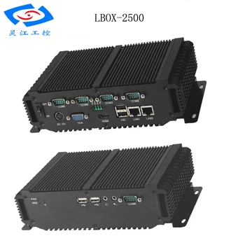 Billig Fanless Mini Pc Mit 64gb Rom 2 * LAN 1 * HDMI 1 * VGA 5 * RS232 Embedded Industrie Computer