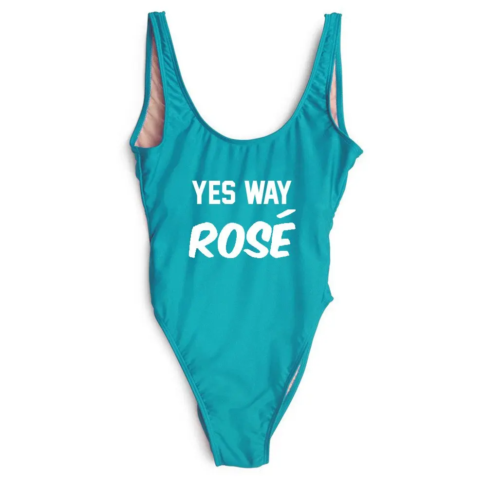 Женский сплошной купальник Yes way rosey боди комбинезон пляжная одежда монокини с