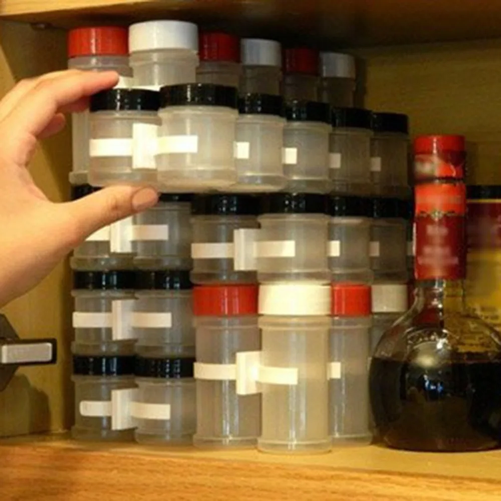Kitchen Spice Organizer Lightweight Storage Rack Shelf Kitchen Spice Seasoning Carrier Bottle Holder