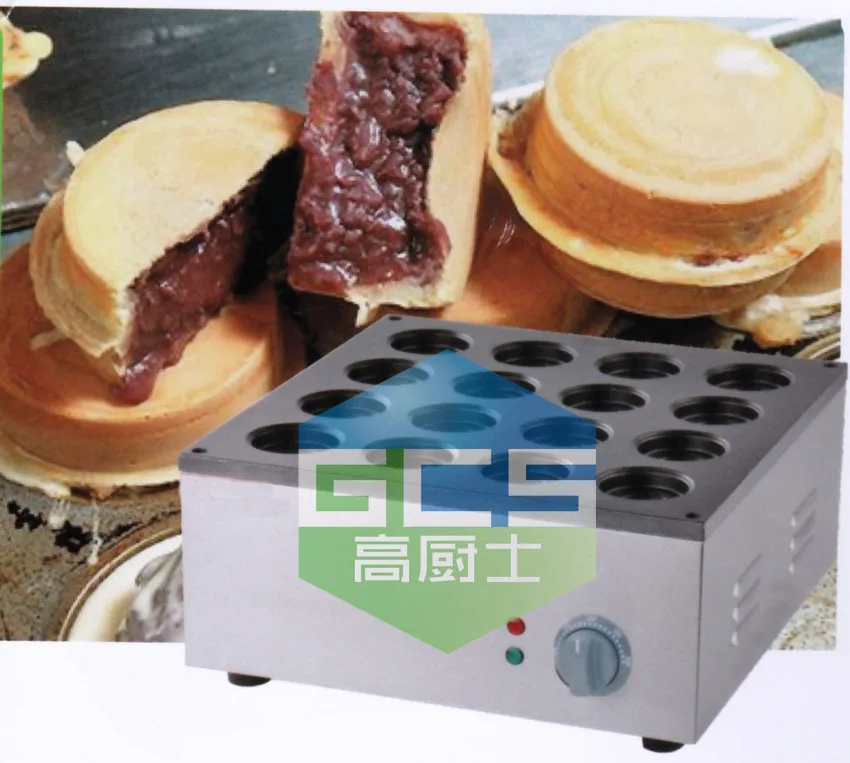 

Free shipping Gas type 16 hole Layer cake machine red bean cake maker Hamburg maker