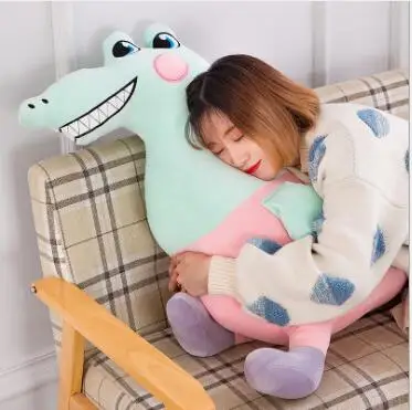 

WYZHY Creative dinosaur pillow plush toy doll sofa bedroom decoration to send friends and children gifts 80CM
