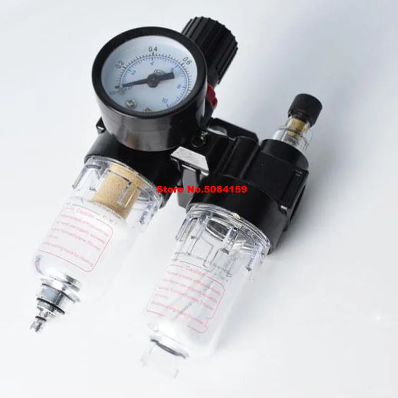 

1PC New Automatic Discharge Air Compressor Air Compressor Water Separator Pressure Regulator Valve AFC2000 G1/4" Air Filter