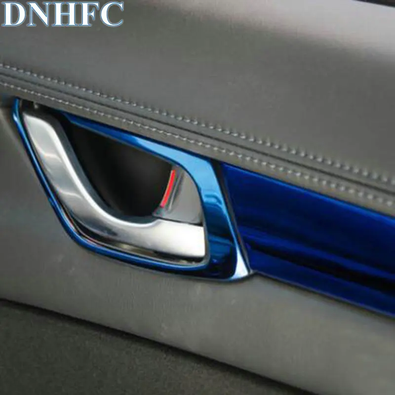Us 33 99 30 Off Dnhfc 8pc Set Interior Door Bowl Handle Cover Inter Panel Frame Stickers Trims For Mazda Cx 5 Cx5 2017 2018 In Car Stickers From
