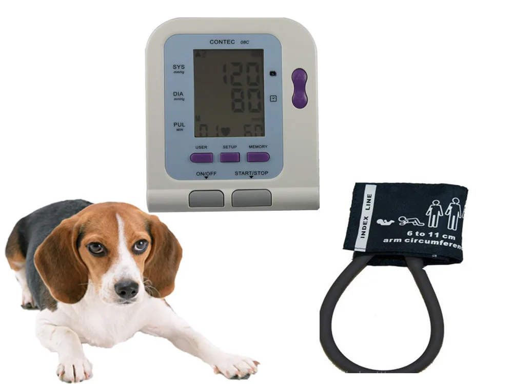 CONTEC08C Veterinary NEW Digital Blood Pressure & Heart Beat Monitor