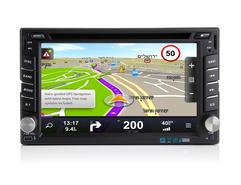 Best IPS 6.2" 4G+32G Android 8.0 Universal Car DVD Audio Stereo GPS Navigation Double 2 Din 1024*600 HD Head Unit Multimedia Player 5