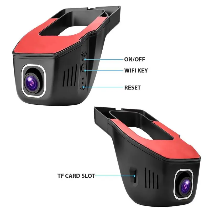 VODOOL мини беспроводной WiFi Автомобильный видеорегистратор Камера Dashcam 1080P HD видео регистратор видеокамера 165 градусов объектив g-сенсор видеорегистратор