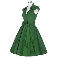 Belle Poque 2017 Pin Up Plus Size Women Clothing Summer Casual Party Office Gown Robe ete Sexy 50s Vintage Big Swing Dresses