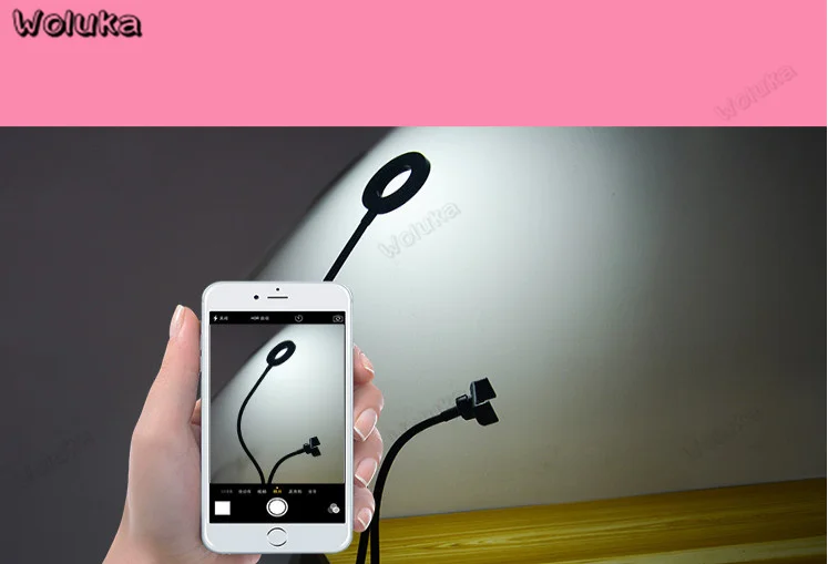 Якорь Кронштейн для мобильного телефона клип видео live заполняющий свет настольный микрофон джиттер селфи лампа для красоты артефакт CD50 T15
