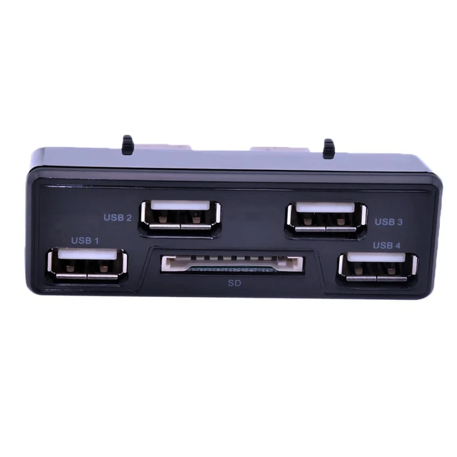 4 Ports Usb Hub With Sd Card Reader Adapter Slim For Playstation 3 Ps3 -  Docking Stations & Usb Hubs - AliExpress