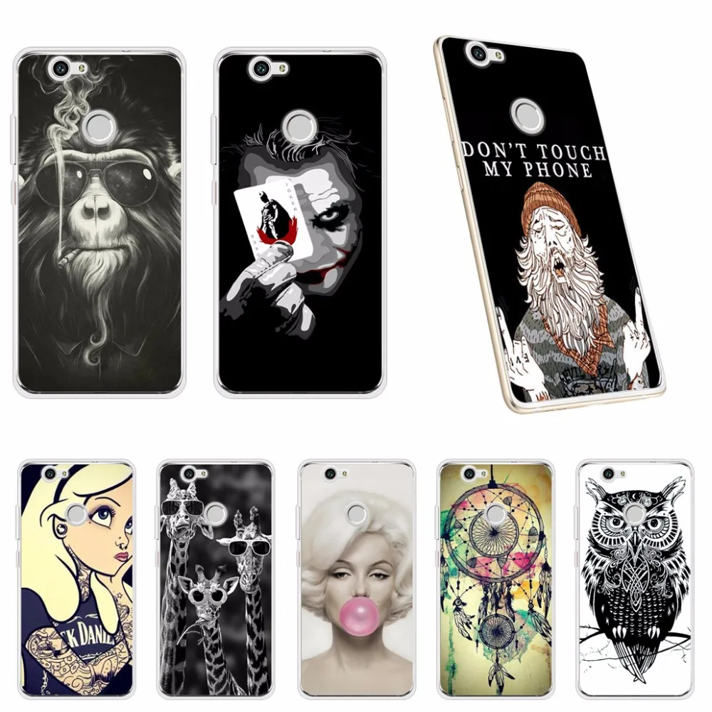 For Huawei Nova Soft TPU Cover Case 5.0 inch Fashion Painting Soft