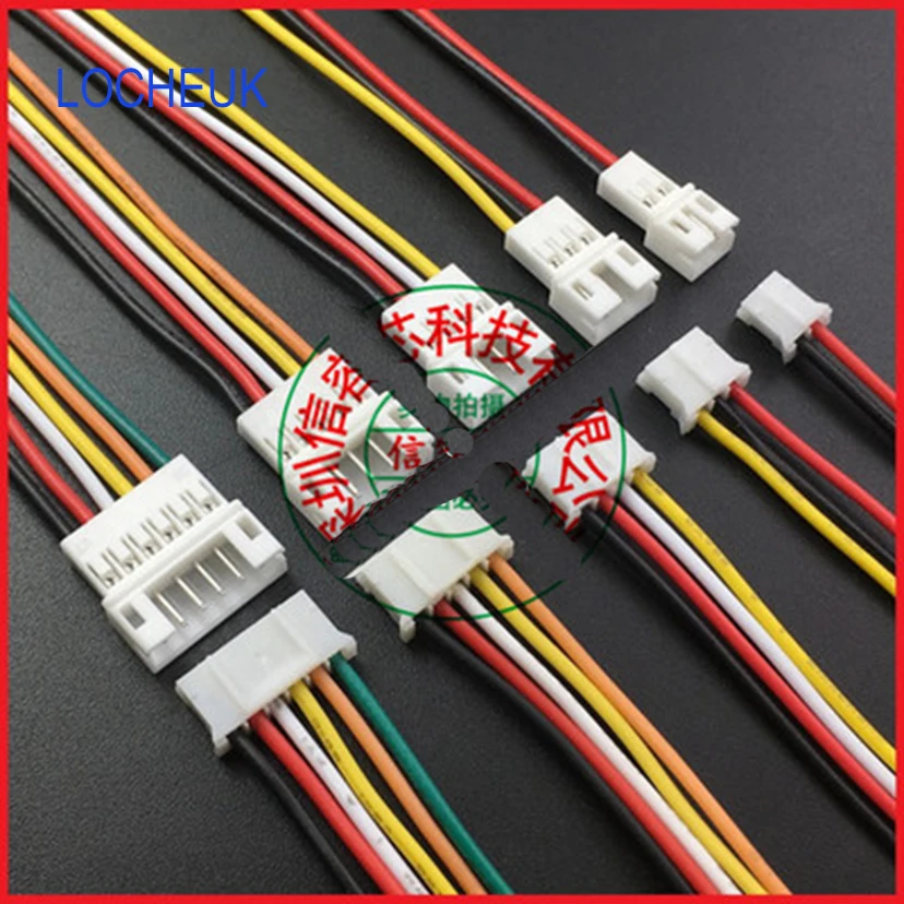 10 пар 22 AWG JST 2 штепсельный разъем женский и мужской кабель провод для RC BEC игрушки вертолет с аккумулятором DIY Дрон квадкоптер с управлением с