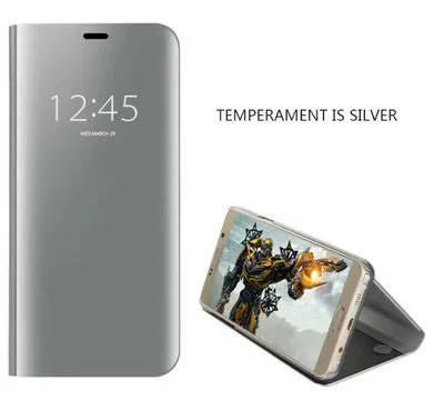 Серебристый Чехол для SONY Xperia XZ с зеркальным видом, Роскошный прозрачный флип-чехол для телефона, чехол для SONY XZs XR F8331 Dual F8332 G8232, чехол - Цвет: Серебристый