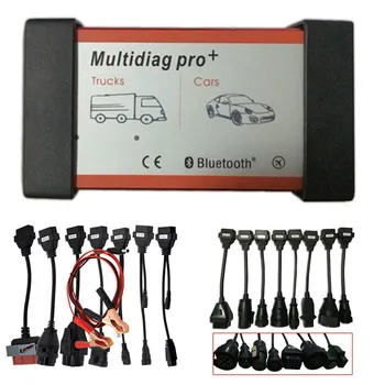 

Multidiag Pro+ With Bluetooth For Cars/Trucks OBD2 Scanner VD TCS cdp pro diagnostic tool + Car Cables + Truck Cables +DHL Free