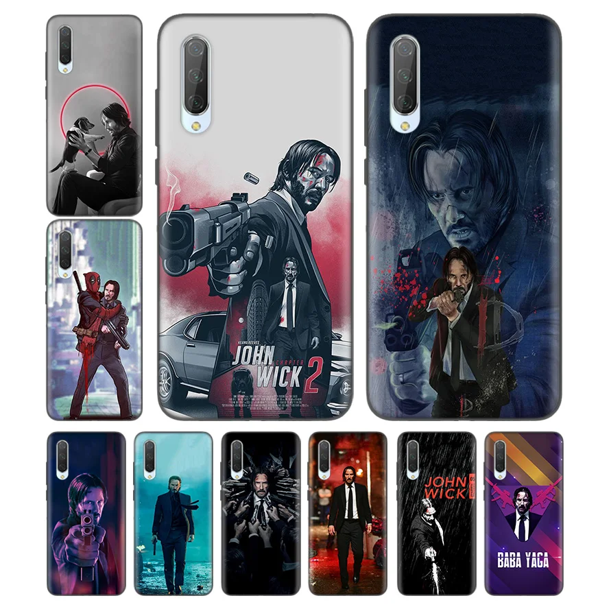 

Silicone Case For Xiaomi Redmi Note 7 7A 7S 6 6A 5 K20 Mi A1 A2 8 9T CC9 CC9E Lite Pro F1 Cover Capa Shell Cas John Wick Pattern