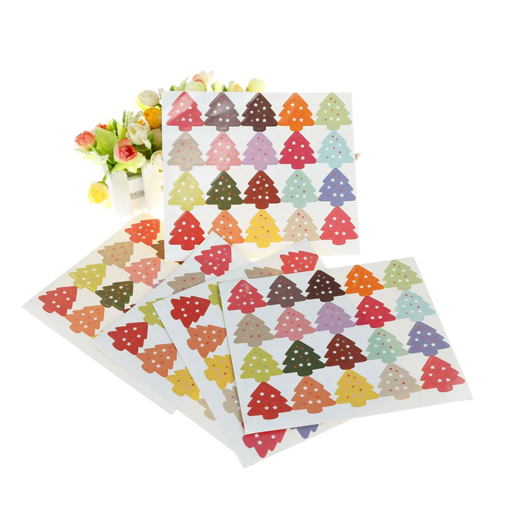 100 шт. рождественские мешковитые Винтажные Украшения сделай сам испечь печати