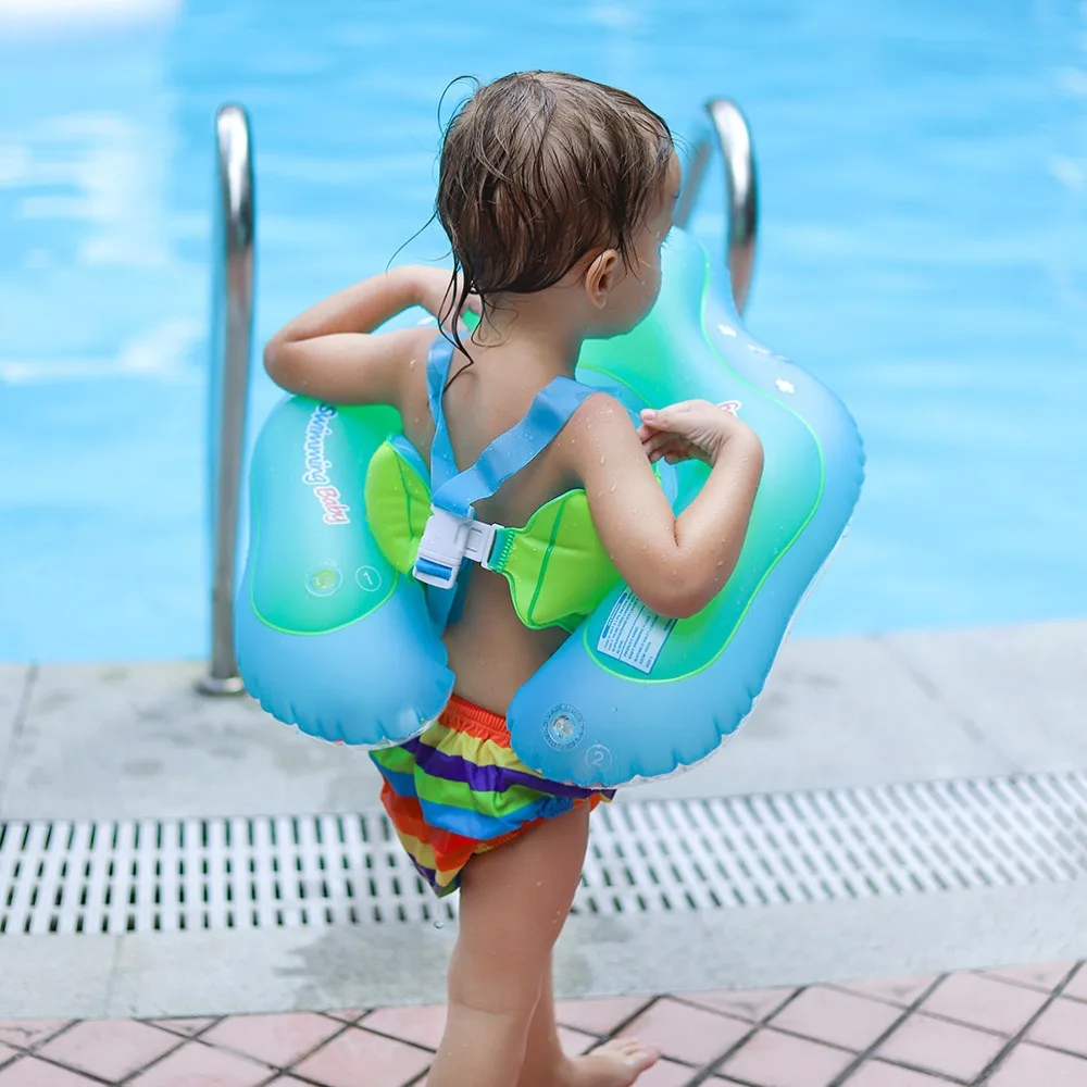 Comprar Anillo de natación gratuito inflable para niños flotantes piscina de natación accesorios para bebés anillo inflable de baño circular para Dropship