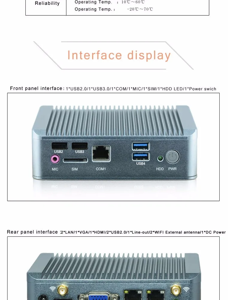 2016 Новинка Плам Размер мини-компьютер мини настольных ПК Intel Celeron Dual Core J1800 8 г Оперативная память 256 г SSD