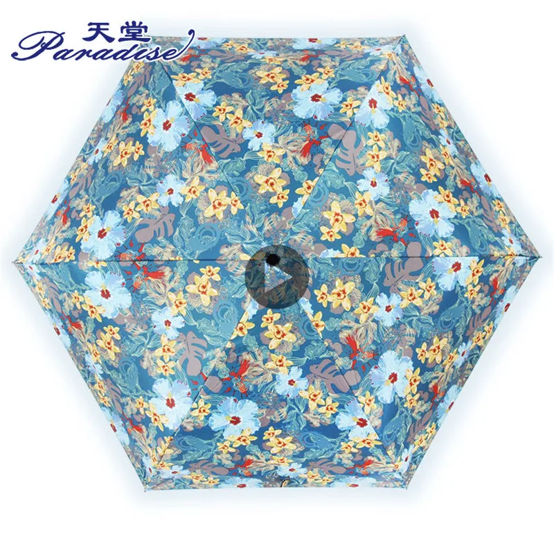 New Abstract Oil Painting Arts Umbrella Ultralight Sun Rain Creative Van Gogh Apricot Flowers Women Parasol | Дом и сад