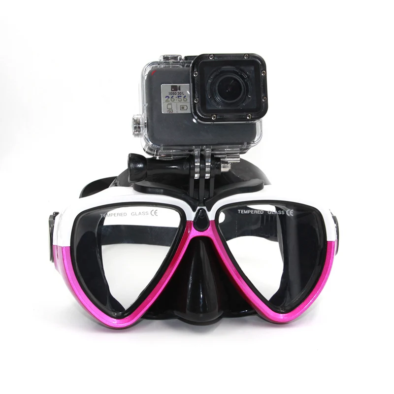3 Colors Diving Mask Underwater Diving Glasses Anti-fog Adult Swimming Glasses with Detachable Mount For GoPro Xiaomi Yi1 Camera (5)