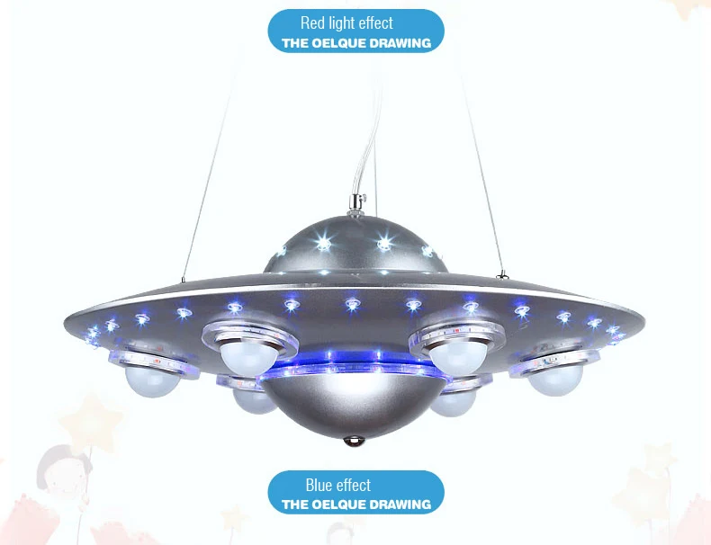 Ufo детская комната кулон Lightslampadario Bambini Abajur Infantil De Quarto Люстра для детей Детская комната Deco Enfant Chambre