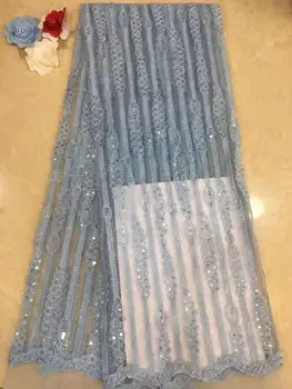 

High Quality African Lace Fabric With Gold Sequins Tissu Indian Wedding Dress Fabric French beads Mesh Tulle Lace Material pink