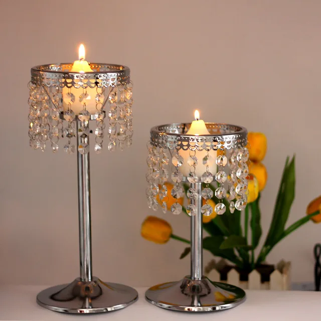 Party Supplies Metal Candle Holders Candlesticks Wedding Centerpieces Valentine s Mother s Day Home Decoration Gift
