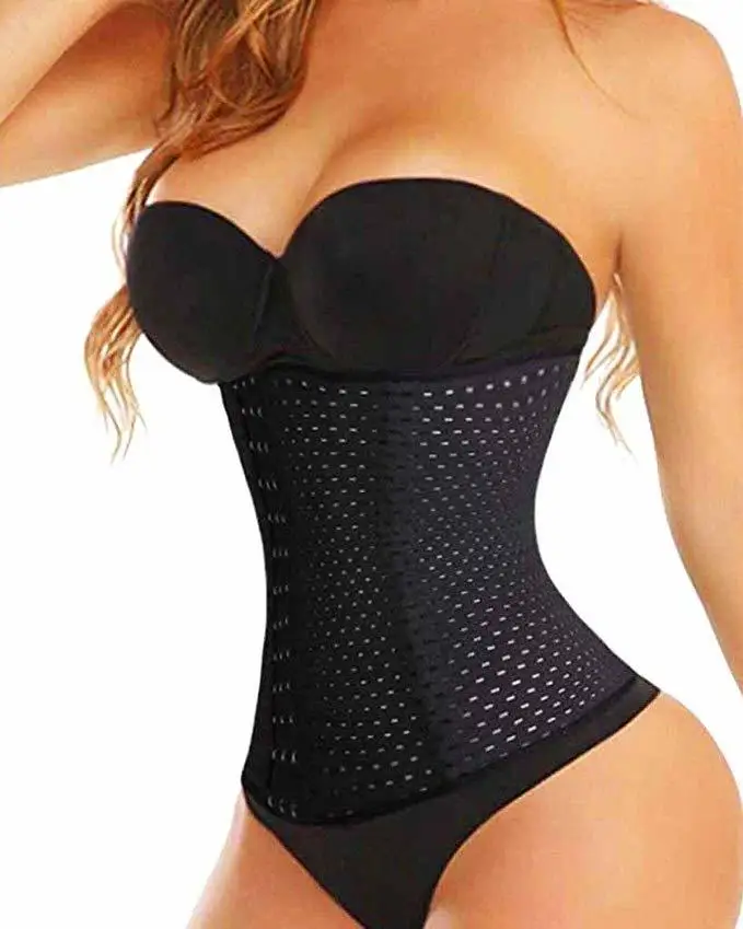 

Hot Body Shaper Slimming Waist Trainer Corset For Weight Loss Workout Body Shaper Tummy Fat Burner Hollow Plus Size