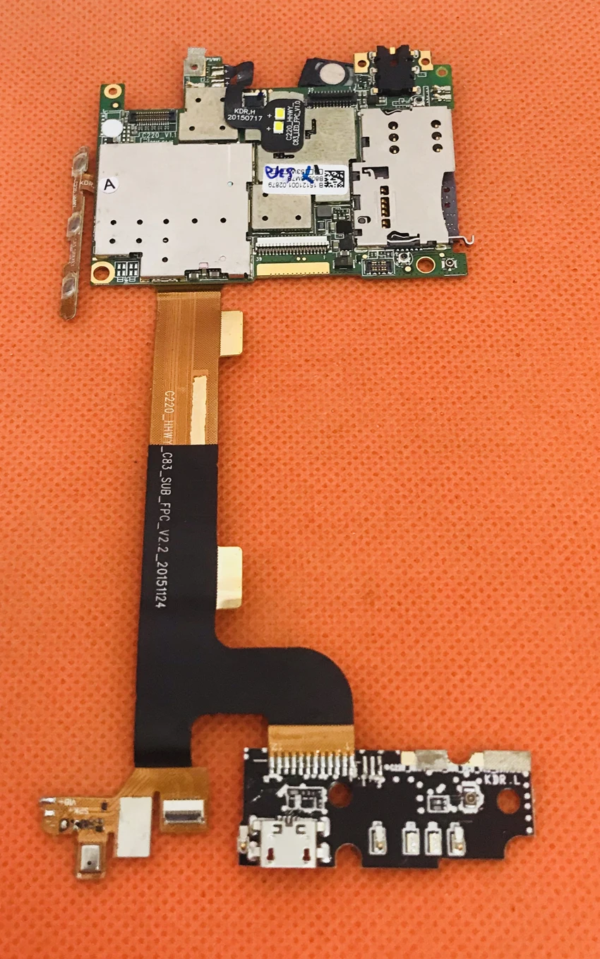  Used Original mainboard 3G RAM+32G ROM Motherboard for BLUBOO Xtouch X500 5.0inch FHD 4G LTE MTK675