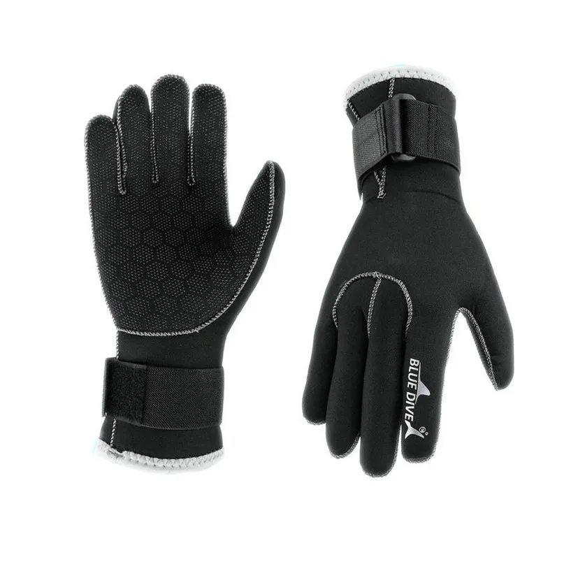 Diving Gloves 3MM Neoprene Cold-proof Winter Swim Swimming Scuba Snorkeling Diving Gloves Man women #2y17 (6)