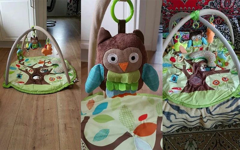 Esteira do Jogo do Bebê Brinquedos do Bebê Tapete em Desenvolvimento Crianças Musical Mat Atividade Ginásio Jogo Macio Ginástica Brinquedos Macios Rug 90*55 cm 12 Tapetes de jogo